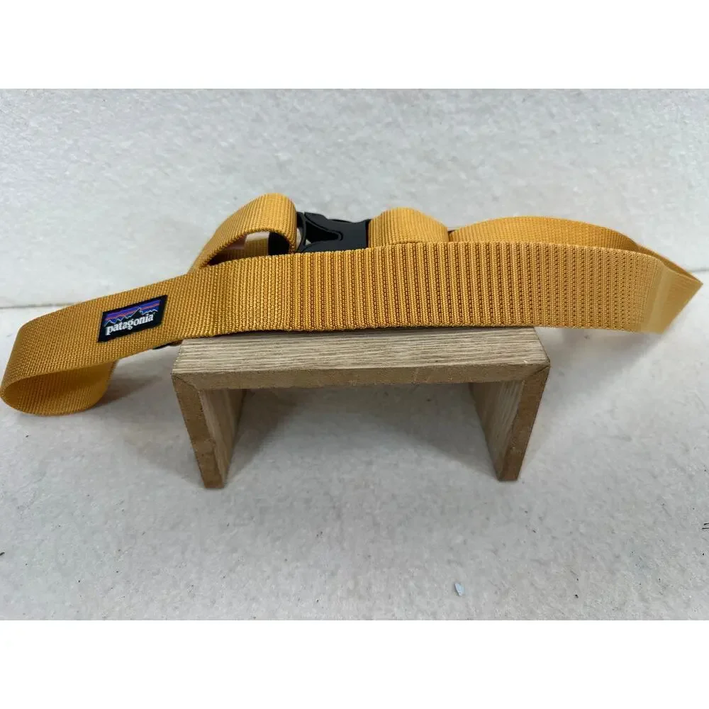 Patagonia Tech Web Gold Stretch Belt - SZ M Outdoors, Athleticware, Gorpcore